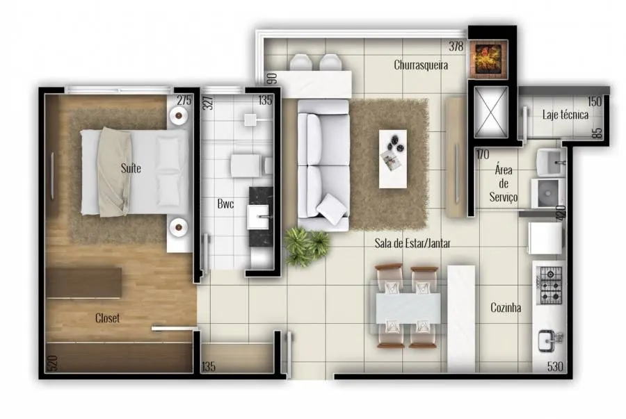 Residencial Mar Del Plata — Planta — apartamento final 2